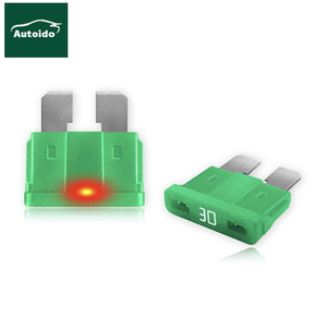 Glow zaman üflemeli LED otomotiv sigorta akıllı otomatik kızdırma sigorta kolay tanımlama 32V - Product Image 1