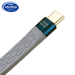 240W Fast Charging Data Cable 40Gbps Transmission Rate Gold-plated Connector <strong>USB</strong> 4.0 Full-featured Data Cable