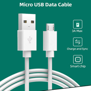 1m 2m3mマイクロUSBケーブルAndroid充電器USB-マイクロUSBケーブルSamsung用高速同期および充電コード - Product Image 4