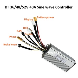 KT sinüs dalga denetleyicisi 52V 40 amper 12Mosfet denetleyici ekran 52V2000W elektrikli bisiklet bisiklet hub motor dönüşüm kiti için Set - Product Image 4