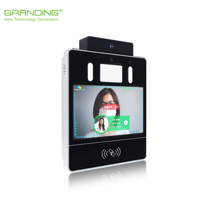IRIS e Faccia dispositivo di controllo di accesso di riconoscimento della Carta di Impronte Digitali con 7 pollici di schermo Sensore di Temperatura (IR8-TD) - Product Image 1