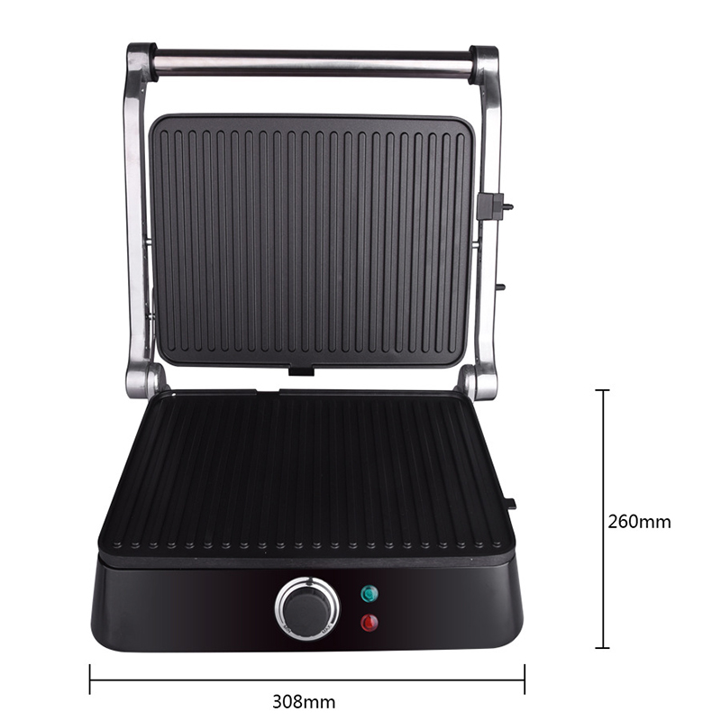 Zogifts高性能家用帕尼尼烧烤电动烤盘，带可拆卸盘子 - Product Image 2