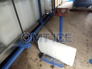 OMT de cubierta de acero inoxidable directo de hielo máquina de fabricación de bloques 3ton bloque de hielo maker para helados comestibles