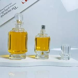New Design Roller Bottle <strong>10ml</strong> 50 ml 100ml Custom Glass <strong>Empty</strong> Perfume Bottle square with <strong>Box</strong> Packaging - Product Image 2