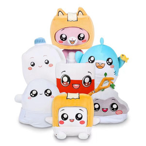 XUX Cartoon Baby Lanky <strong>Box</strong> Plushies Paper <strong>Box</strong> Transforms Fox <strong>Box</strong> Milk Tree Branch Stone <strong>Plush</strong> Toy Wholesale - Product Image 1