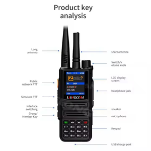 Poc Radio Analog Dual Mode Global 4G LTE Netzwerk Walkie Talkie Sim Karte POC VHF UHF Android Funkgerät Zallo Walkie Talkie - Product Image 3