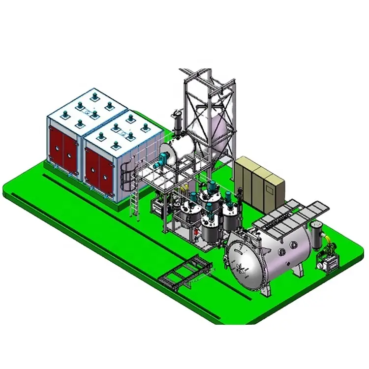 Mezclador estático de alta calidad, máquina de fundición de resina al vacío para transformador de tipo seco