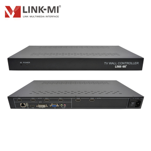 LINK-MI 6 Channels Video Wall Controller 2x3 3x2 2x2 2x1 Support HDMI+DVI+<strong>VGA</strong>+<strong>USB</strong> <strong>Inputs</strong> 1080P Caption Zoom Function - Product Image 3
