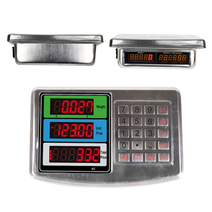 Display singolo/doppio LED/LCD in acciaio inossidabile tastiera indicatore bilance per bilance - Product Image 3