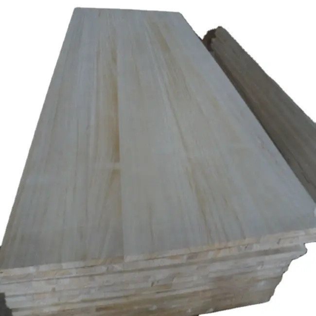 Murah kustom Paulownia papan kayu Solid panel kayu kayu paulownia penjualan kayu