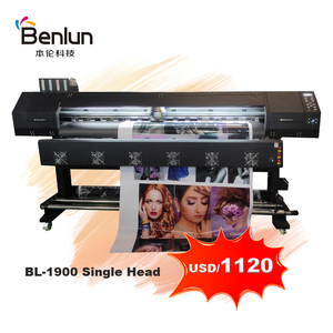 เครื่องพิมพ์แบบหมุนไปยังม้วนอัตโนมัติ1120เครื่องพิมพ์ที่ใช้น้ำ1800เครื่องพิมพ์หัวเดียวสำหรับตัวทำละลายที่เป็นมิตรกับสิ่งแวดล้อมหรือเครื่องพิมพ์แบบม้วน - Product Image 2