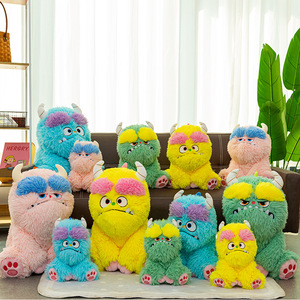 Yaratıcı yumuşak Pet uyku yastığı komik uzun saçlı canavar peluş bebek oyuncak çirkin büyü<span class=keywords><strong>k</strong></span> bebek <span class=keywords><strong>k</strong></span>ız arkadaşı için PP pamuk örgü doğum günü