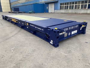 Fashion Modern Corrosion Resistant Steel Frame <strong>Loading</strong> Unit 40hc Flat Rack Shipping <strong>Container</strong> - Product Image 3