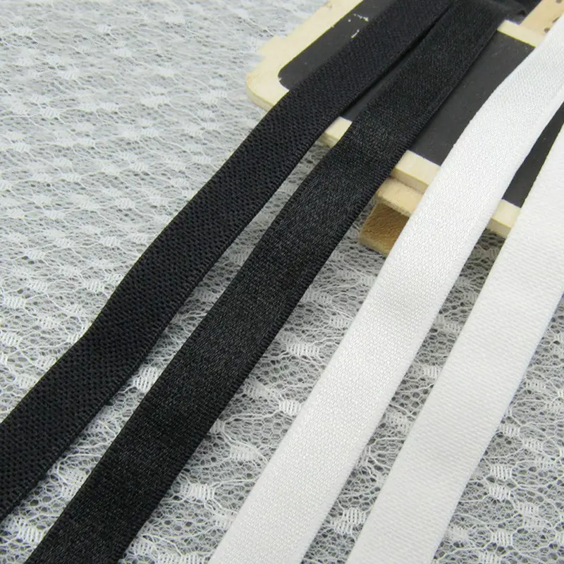 Deepeel KY587 8mm DIY Dikiş Malzemeleri Yumuşak Şerit Streç Kumaş Naylon Elastik Bant Iç Çamaşırı Askıları
