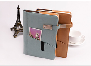 Creative A5 Customised Pu Leather Planner Business Office Diary <strong>with</strong> Card Holder Pen Slot Phone Pocket <strong>Note</strong> Book <strong>Notebook</strong> - Product Image 4