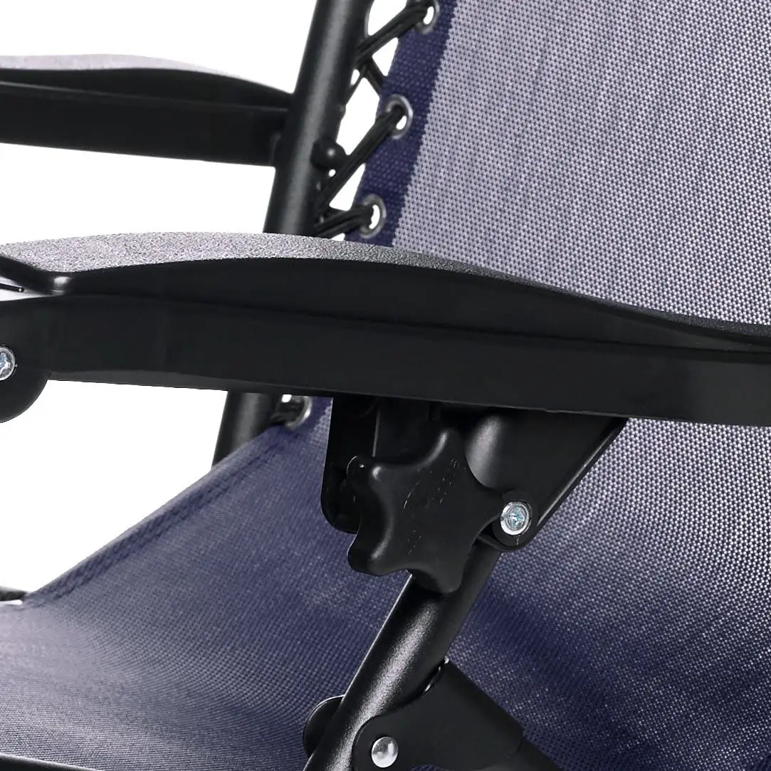NPOT 야외 조정 가능한 무중력 접이식 안락 의자 베개