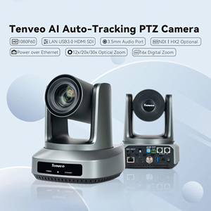 1080p 12x/20x/30x HD MI NDI USB SDI Auto Tracking Tenveo NDI Conference PTZ Streaming Camera