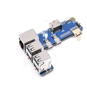 Raspberry PI Null/2 W zu RPi3B/3B Erweiterungs karte Hauptplatinen-Konvertierungs modul 100 Mbit/s Netzwerk anschluss - Product Image 3