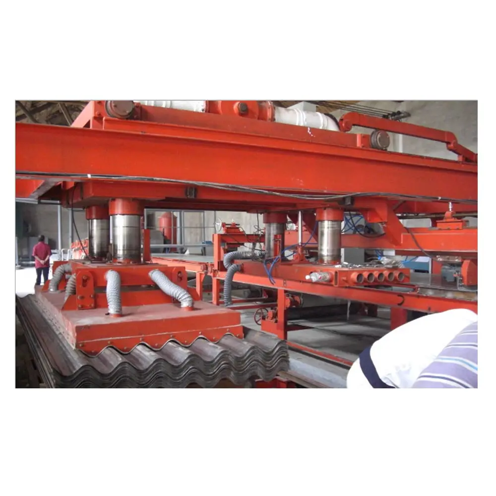 Costruzione di attrezzature per la produzione di metallo piastrelle di cemento del tetto Amianto piastrelle linea di produzione di macchine