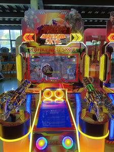 FunPark Hochwertiger Metall-Arcade-Kampfs chieß simulator 1-jährige Münz garantie für englischs prachige Spiel automaten - Product Image 4
