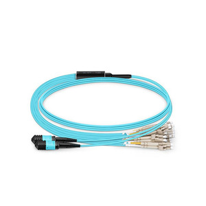 24芯母MPO/apc-lc/UPC双工单模多模光纤跳线OS2束分支光纤跳线 - Product Image 3