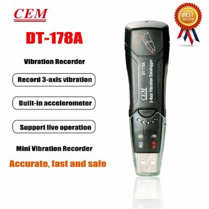 Taşınabilir kalem tarzı çok fonksiyonlu titreşim veri kaydedici taşınabilir kuvvet dedektörü test cihazı endüstriyel makine test ekipmanları - Product Image 4