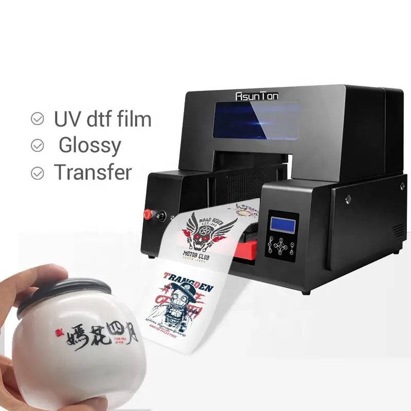 UV dtf 필름 인쇄를 위한 dtf UV 인쇄 기계 이동을 가진 어떤 불규칙한 물자 제품든지를 위한 CMYK Imprasora Led UV dtf 인쇄 기계 a3