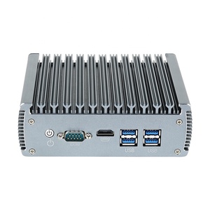 Diseño sin ventilador Mini computadora 11 Gen i5 1135G7 CPU Bajo consumo 6 LAN 2,5G Tarjeta de red Enrutamiento suave Mini Host - Product Image 4