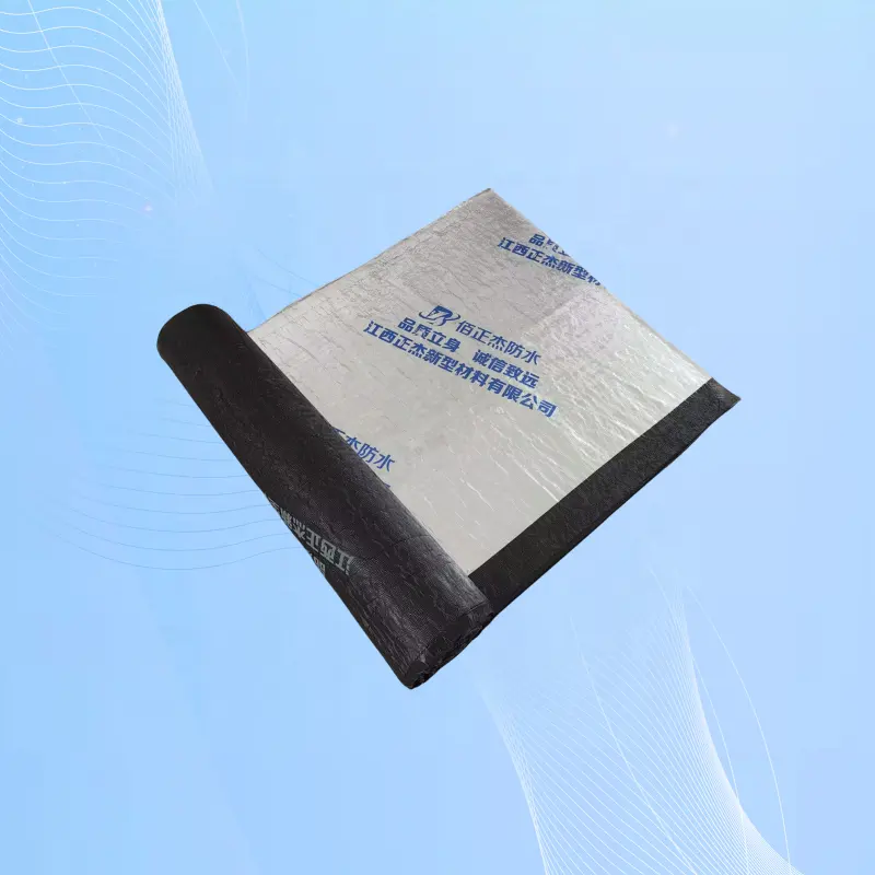 Membrane de bitume enroulée imperméable auto-adhésive de temps bleu