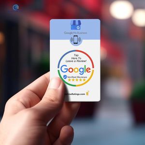 Custom Programmable google Review Tap Cards for Social Media Business Card with QR <strong>Code</strong> for Social Media Business Card - Product Image 5