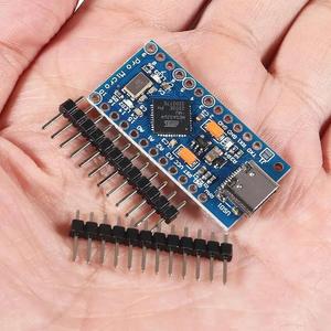 Pro Micro ATmega32U4 5V/16MHz Module Board, Replace with ATmega328 Pro Mini Compatible with with 2 Row Pin <strong>Header</strong> - Product Image 6