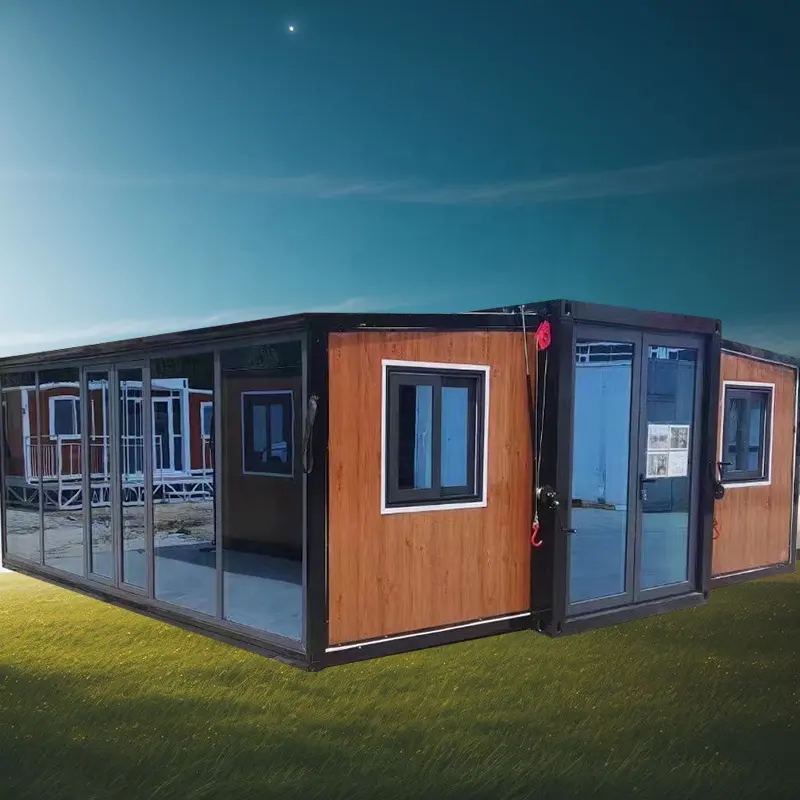 Lagere Kosten Uitbreidbare Container Huis 40ft Geprefabriceerde Container Module Huis Met 3 Slaapkamer