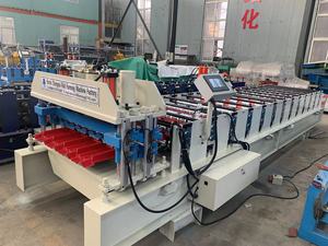 High Quality Glazed Tile Roll Forming Machine for Q Tile Roof Making Used Condition with PLC Control <strong>System</strong> Made <strong>in</strong> China - Product Image 3