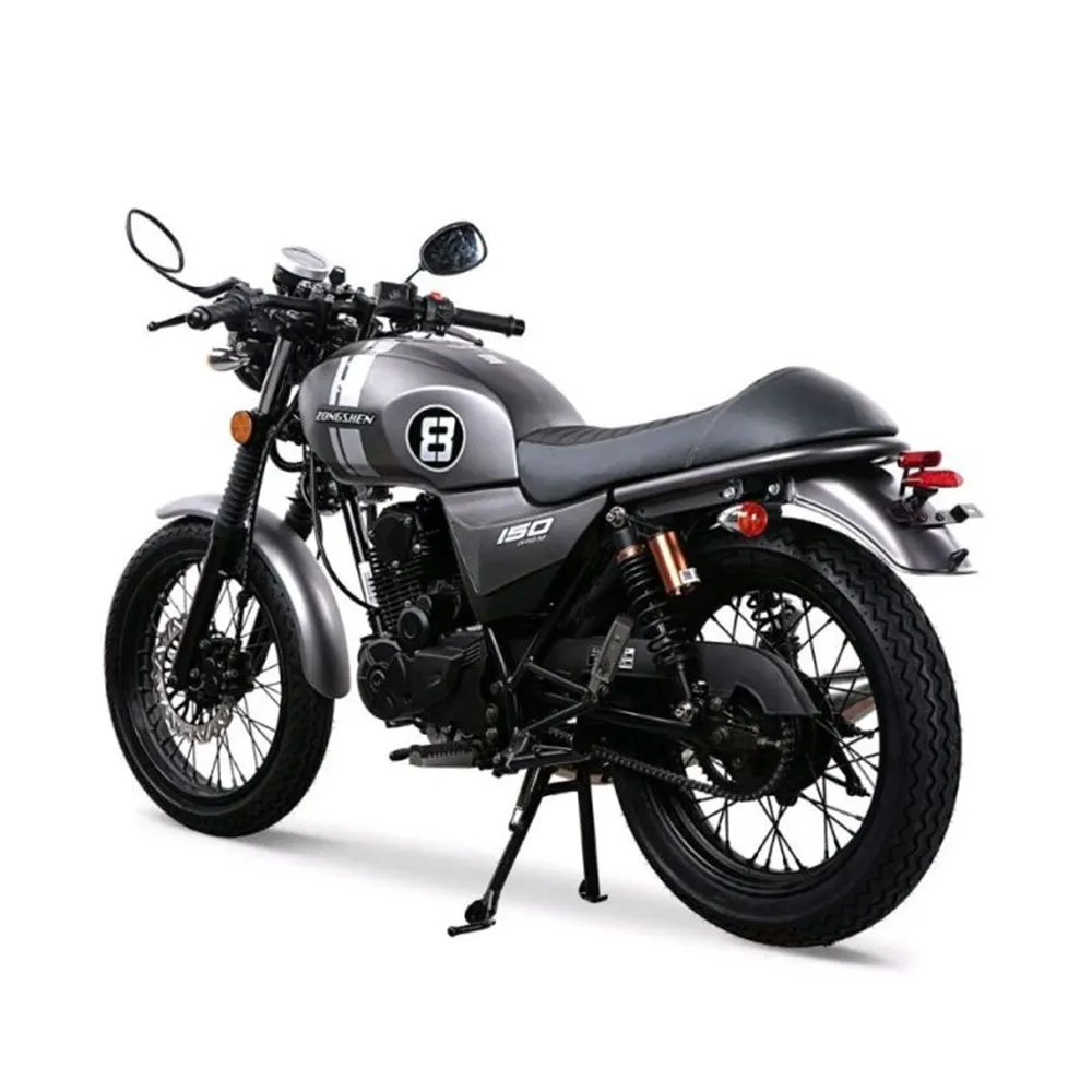 Düşük fiyat motosiklet ZONSEN WEEK8 Retro yeni kuvvet 150CC motosikletler güvenilir kalite ücretsiz özelleştirme yüksek performanslı konfor