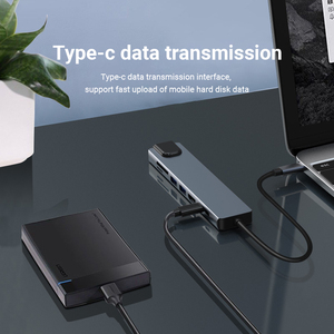 High Quality 4k60hz <strong>Multi</strong> <strong>Function</strong> Ssd Docking Station <strong>Usb</strong> Type-c Adapter Type Hub <strong>With</strong> SD TF <strong>Card</strong> PD Charging 8 in 1 <strong>Usb</strong> C Hub - Product Image 2
