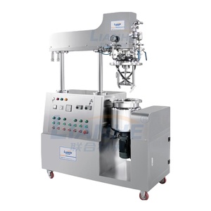 เครื่องทําความร้อนไฟฟ้าโลชั่นสบู่อิมัลซิไฟเออร์ผสมสูญญากาศ Homogenizer 5L ห้องปฏิบัติการอิมัลซิไฟเออร์ผสม - Product Image 4