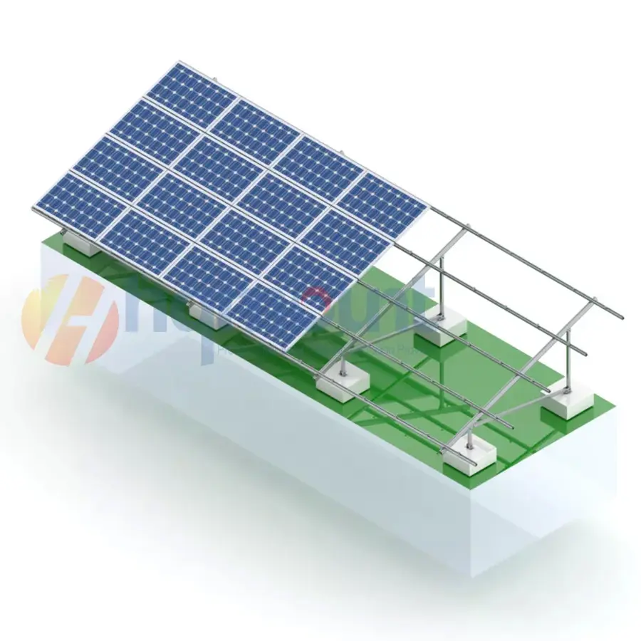 Vente en gros Système de structure au sol solaire ferme Un type de support solaire facile à installer pour le montage au sol