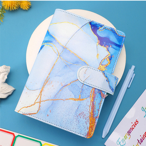 Großhandel A6 Ringbuch Veranstalter Planer PU Leder Budget Binder mit Geld umschlägen Budget System Binder <span class=keywords><strong>Notebook</strong></span>