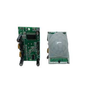 Módulo de Sensor PIR IR ajustable, HC-SR501 verde, Sensor de movimiento de cuerpo humano, módulo HC-SR501 - Product Image 1