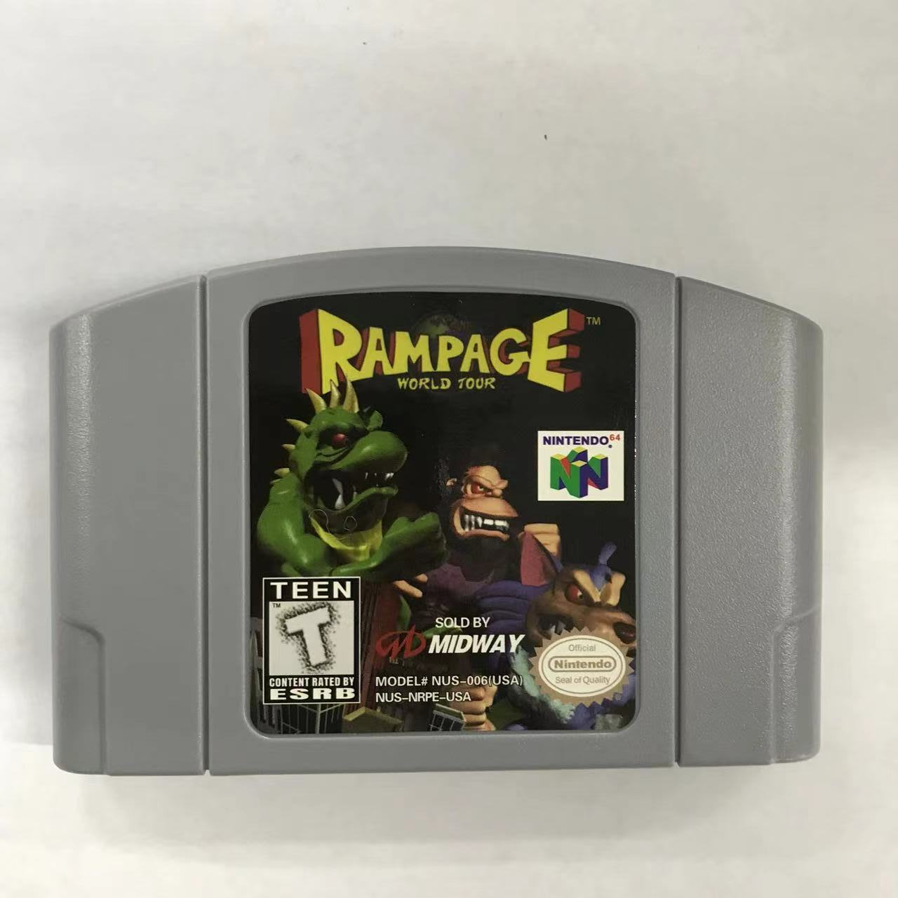 Gris pour la tournée mondiale de Rampage