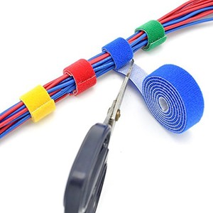 重型柔软双面定制彩色塑料钩背对背钩环卷带 - Product Image 3