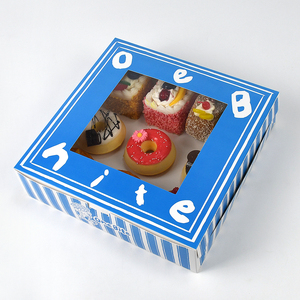 Bán buôn tùy chỉnh rõ ràng cửa sổ bánh hộp với logo | cao cấp tráng miệng/bánh/Pastry bao bì cho cửa hàng bánh & sự kiện - Product Image 2