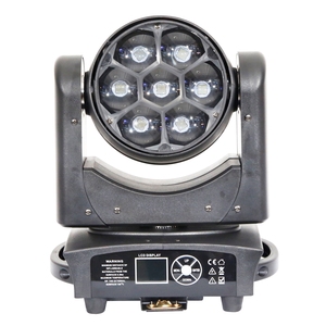 Dj Disco Bee Eye 7*40w Rgbw 4 in1 Dmx 512 Led Wash Moving Head Light con Zoom con effetto fascio di tintura CTO - Product Image 3