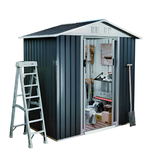 6 * 4ft đa năng tất cả các mục đích nhà kho giải pháp kết hợp có thể khóa công cụ nhà lưu trữ phong phú đổ và đẹp vườn đổ - Product Image 1