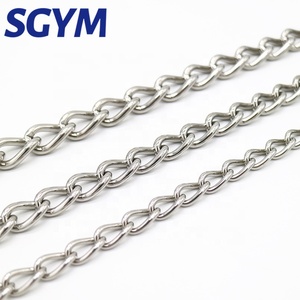 High Quality Metal Twist Link Chain 1.5mm/2.0mm/2.5mm/3.0mm/3.5mm/4.0mm/5.0mm Welded Chain Link - Product Image 3