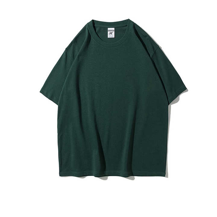 OEM เสื้อยืด240กรัมเสื้อยืดน้ำหนักมากสำหรับชายและหญิงเสื้อยืดผ้าฝ้ายคอมบ์100% โอเวอร์ไซซ์ออกแบบได้ตามต้องการ