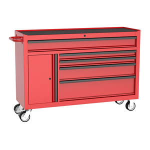定制红色工作站使用硬件工具箱6抽屉顶部工具箱 - Product Image 2