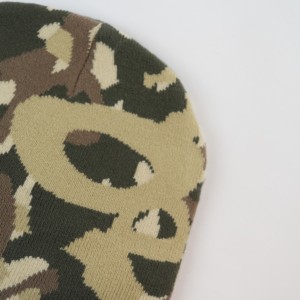 Özel Logo jakarlı Camo tasarım kasketleri örgü kış şapka OEM <span class=keywords><strong>ODM</strong></span>