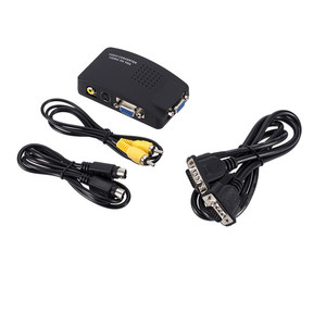 <strong>VGA</strong> Video Adapter Box Video to <strong>VGA</strong> Converter for PC Use AV/Video <strong>Input</strong> with <strong>VGA</strong> <strong>Output</strong> - Product Image 6