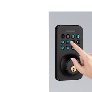 Keyless Entry Smart Deadbolt Lock für die Haustür Einfache Installation der Home-Tastatur Tuya Front Entry Türschlösser Code Typ Blue Tooth Lock - Product Image 4